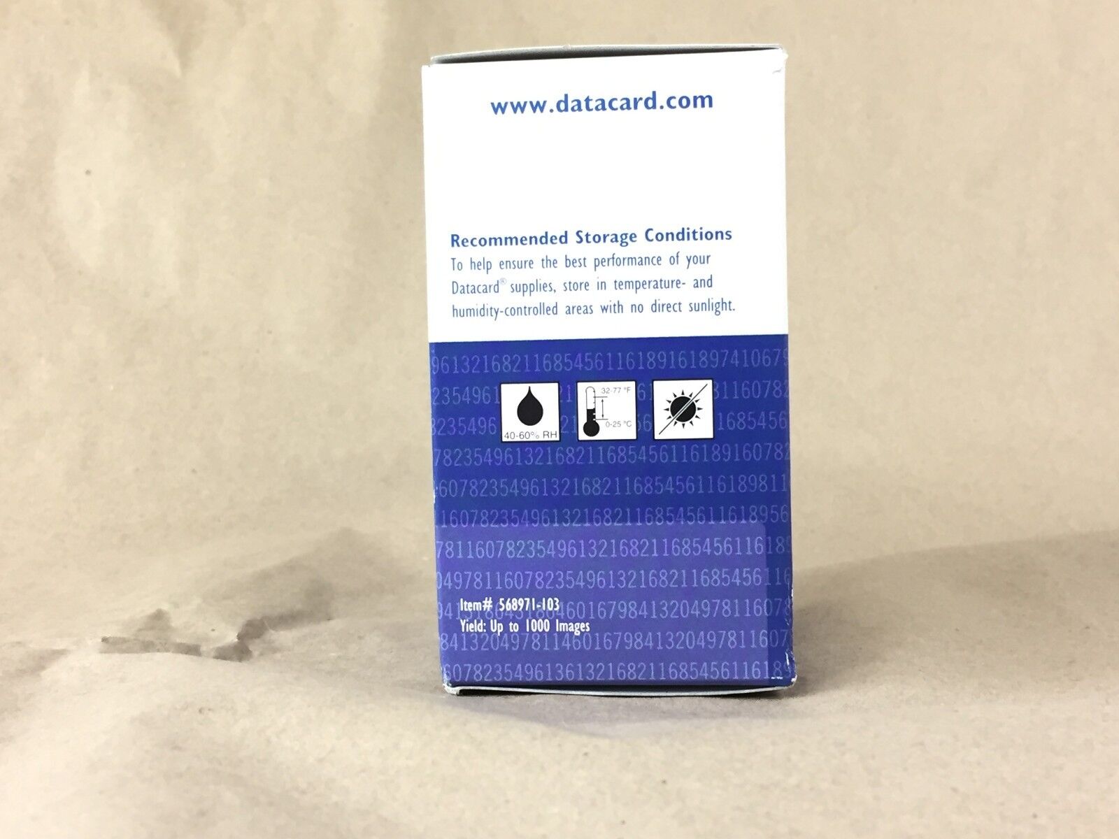 Brand New Datacard Printer Ribbon Item #568971-103, 1000 Images