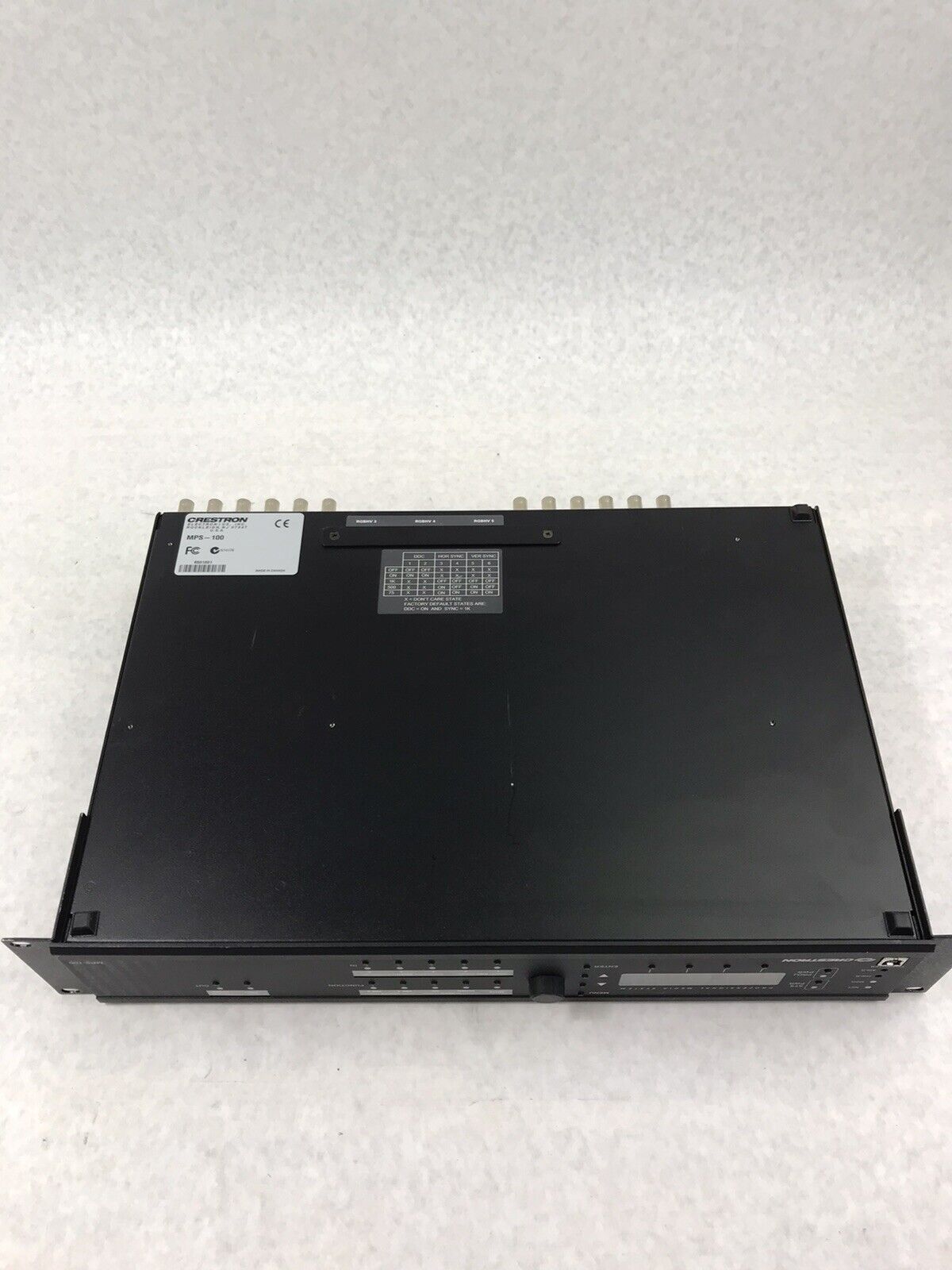 Crestron MPS-100 Professional Media System 24VDC 30W Class 2