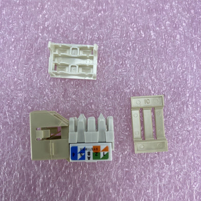 Lot( 2 ) Commscope 108232737 Ivory MPS100E-246 RJ45 CAT 5e U/utp Information