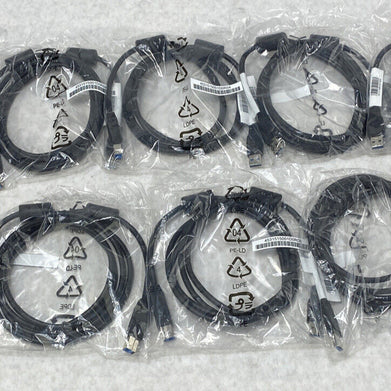 Lot(10) Genuine HP 917468 SS USB 3.0 Cable A-Male to B-Male 6ft Black