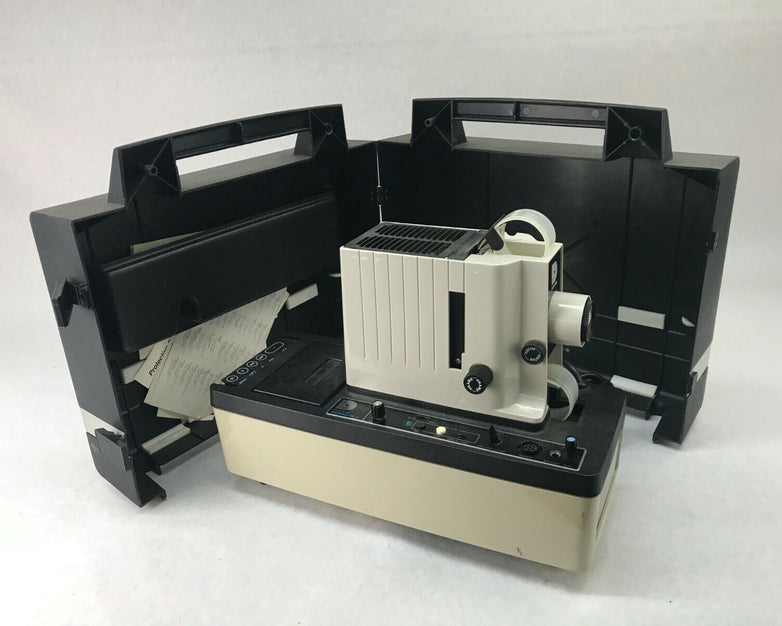 Vintage Dukane Micromatic II Sound Filmstrip Projector with Case