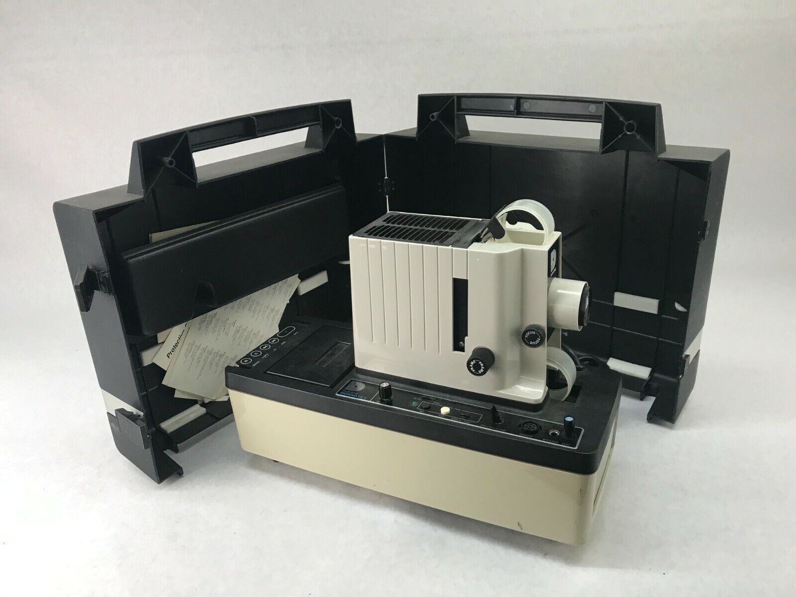 Vintage Dukane Micromatic II Sound Filmstrip Projector with Case