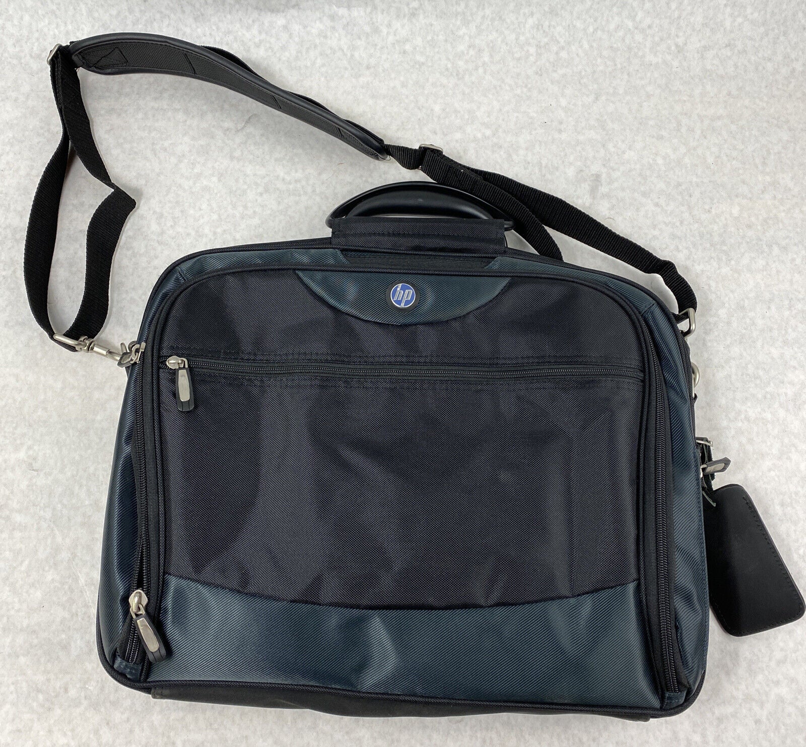 HP branded HP400-03 Top Load Laptop Shoulder Carry Case Satchel Pine Green