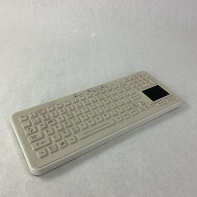 iKey Sk-97-TP Water Resistant USB Industrial Desktop Keyboard White SkinnyBoard