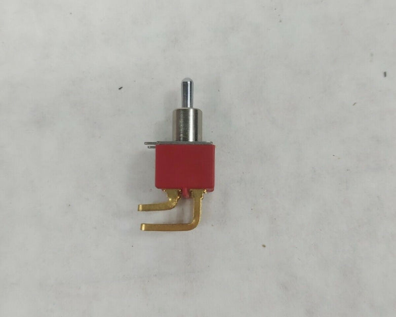 C&K DPDT Toggle Switch 2 Position ON/ON 7201 Series (Red) Lot of 2