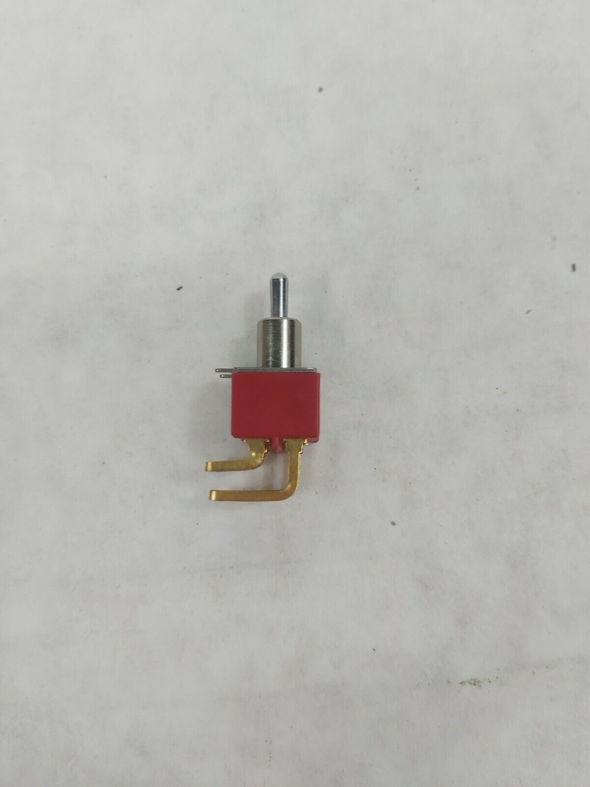 C&K DPDT Toggle Switch 2 Position ON/ON 7201 Series (Red) Lot of 2