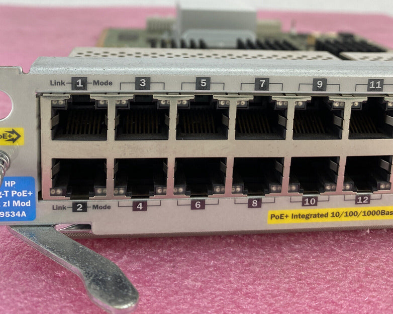 HP ProCurve Gig-T PoE E5406 zl Switch Module J9534A 5064-2002 A-5333-D3 NO POWER
