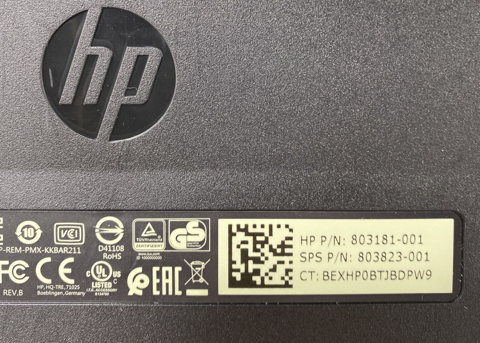 Lot(2) HP 803181-001 Slim USB Wired Enhanced Keyboard KBAR211 Genuine OEM