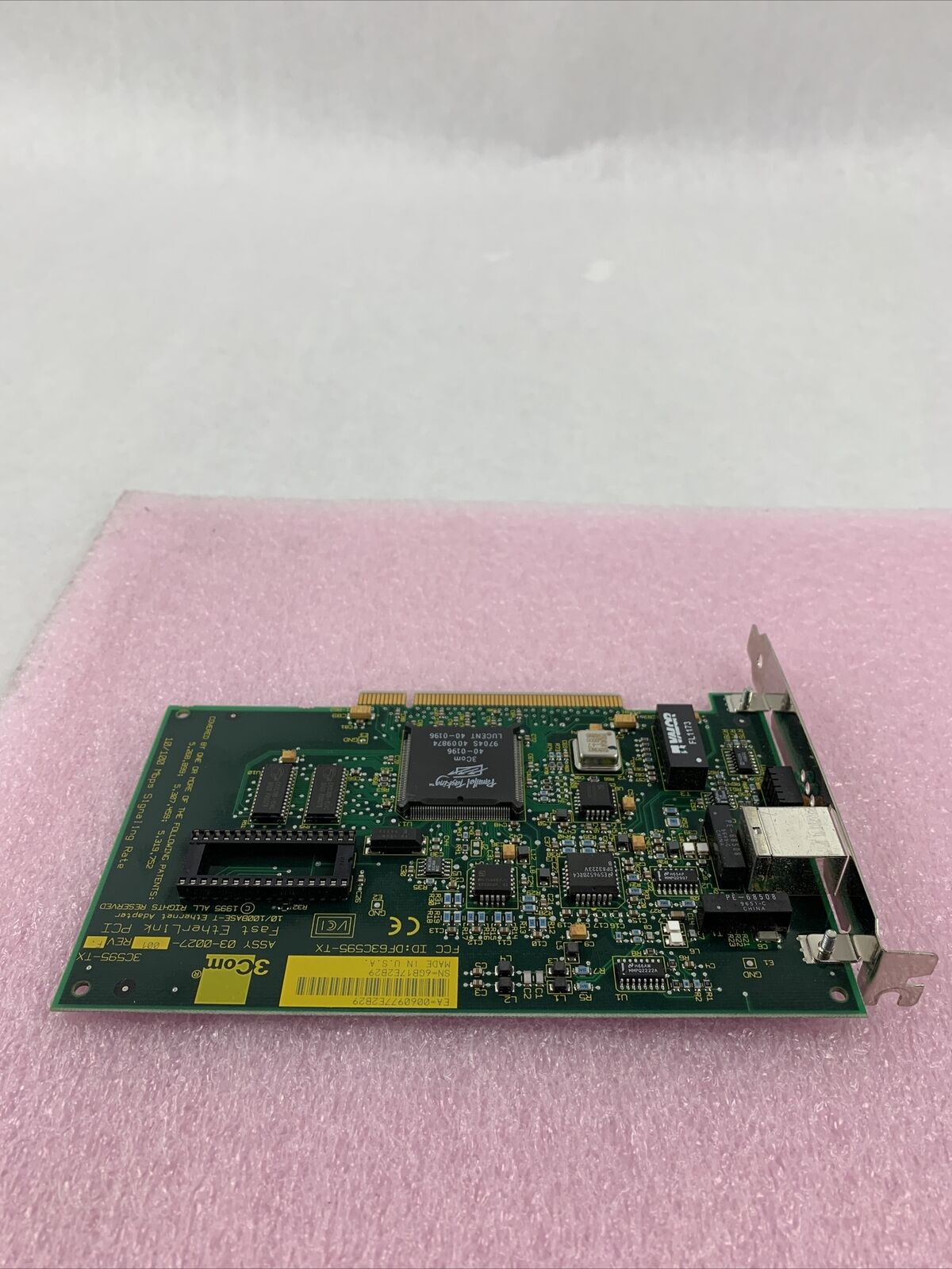 3Com 03-0027-001 REV C DF63C595-TX Fast EtherLink PCI 3C595-TX 10/100 Mbps