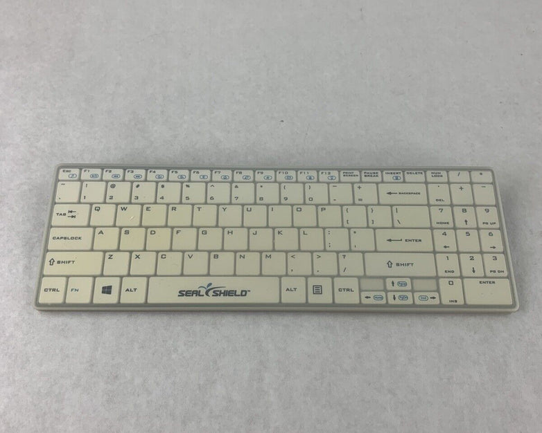 Seal Shield SSWKSV099W Medical Wireless Waterproof Keyboard Tested No Receiver