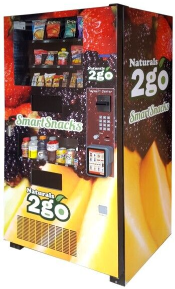 Seaga N2G4000 Naturals 2 Go 4000 Combo Vending Machine Locked - Parts or Repair