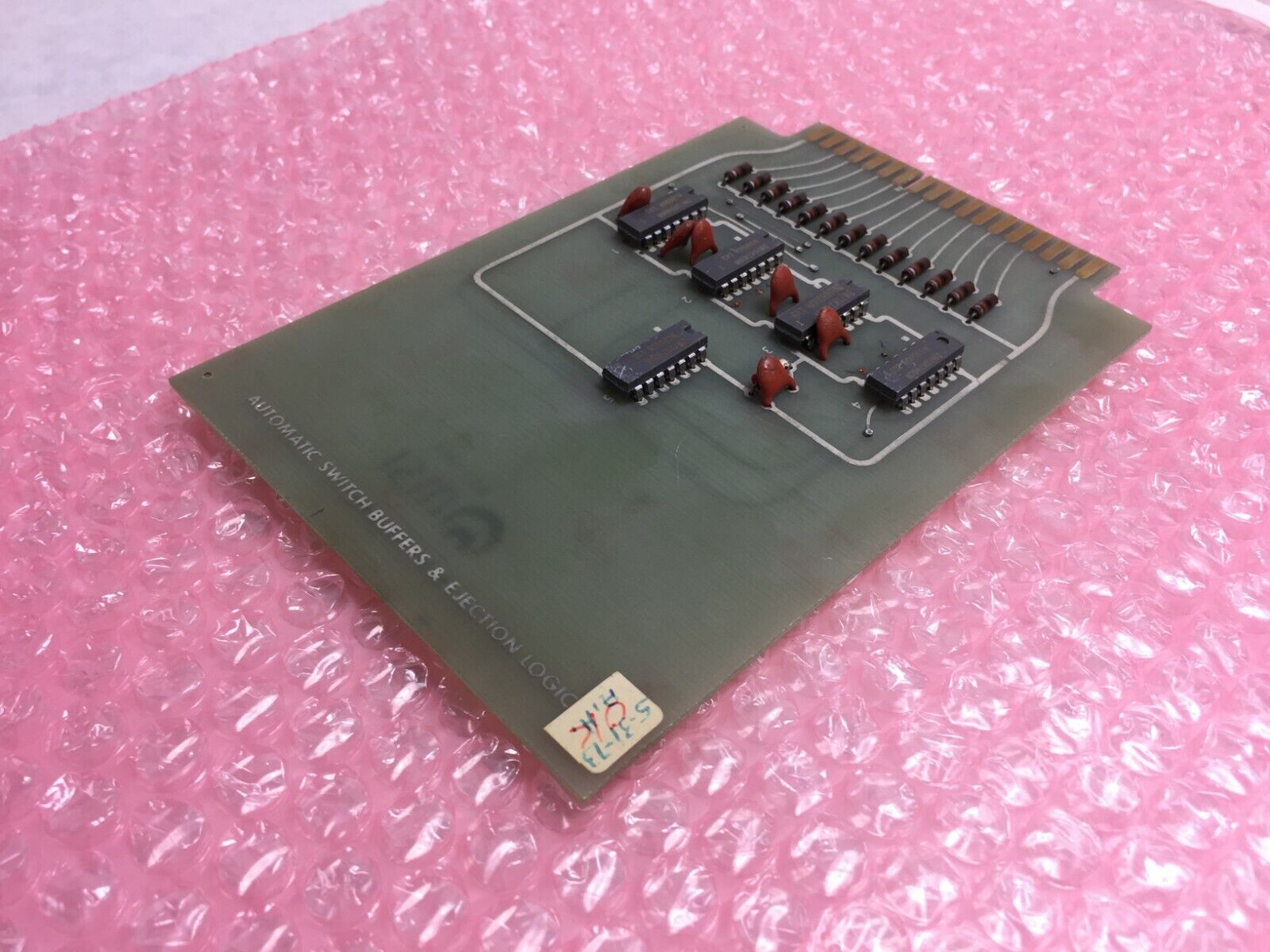 Vintage 1973 MSI  Automatic Switch Buffers & Ejection Logic 24867-1  NC1-W2 Card
