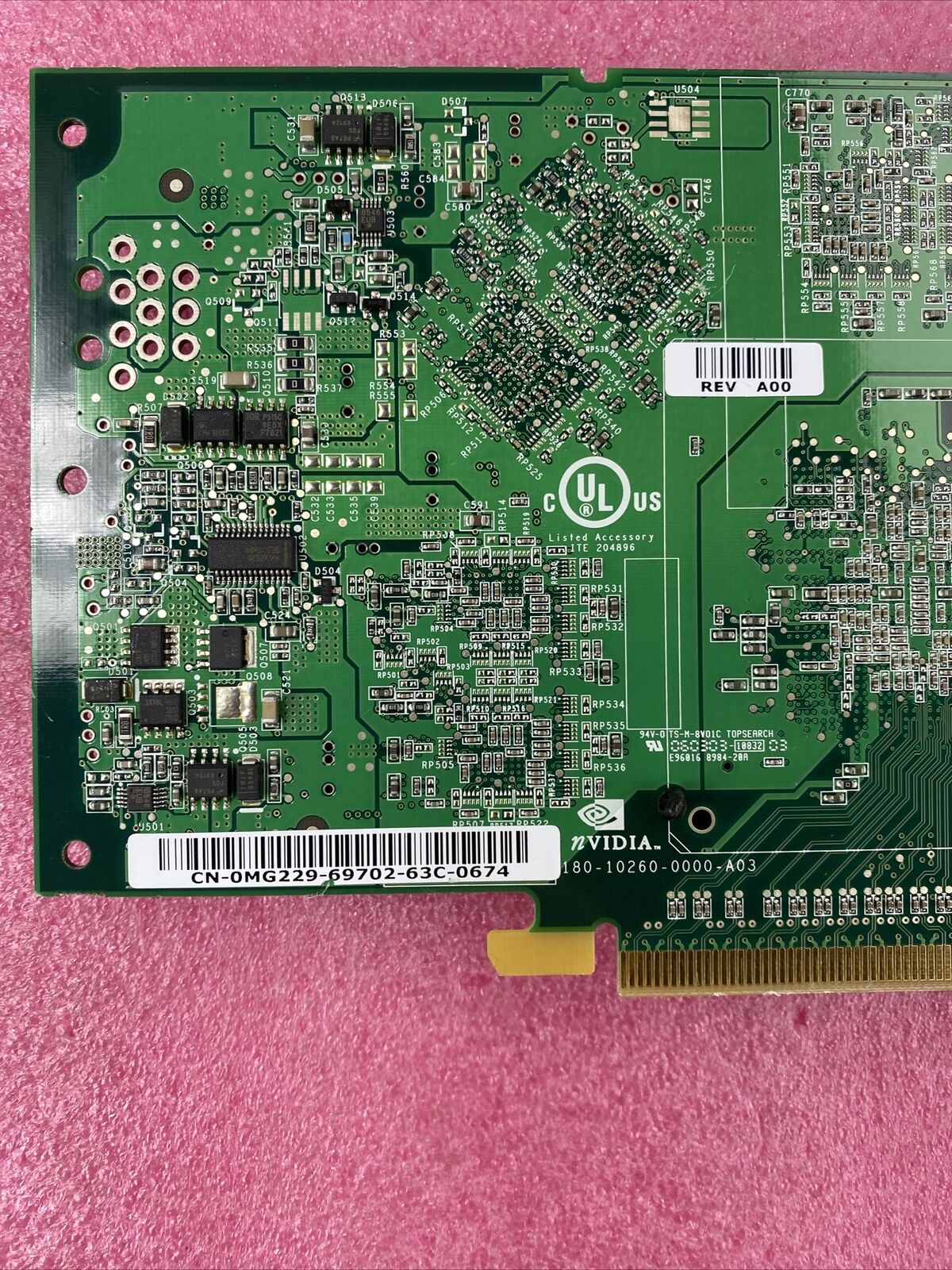 Nvidia 0MG229 Geforce 6 Series P260 VGA S-Video DVI PCIe Video Graphics GPU