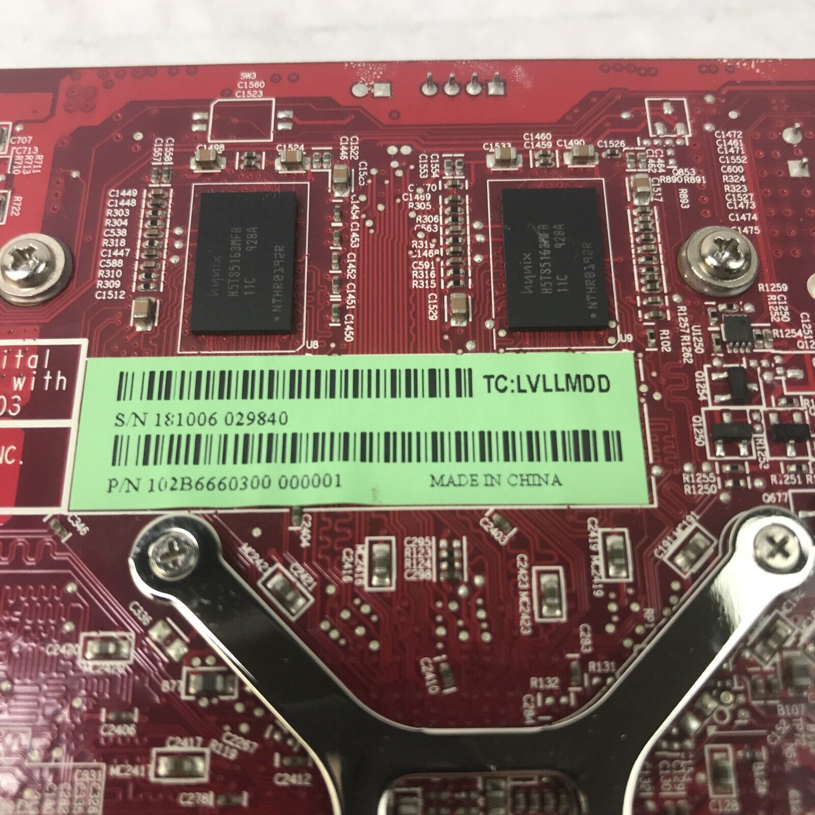 Dell M639J ATI Radeon ATI-102-B66603 512MB PCI-E Graphics Card 2x DVI-I (Tested)