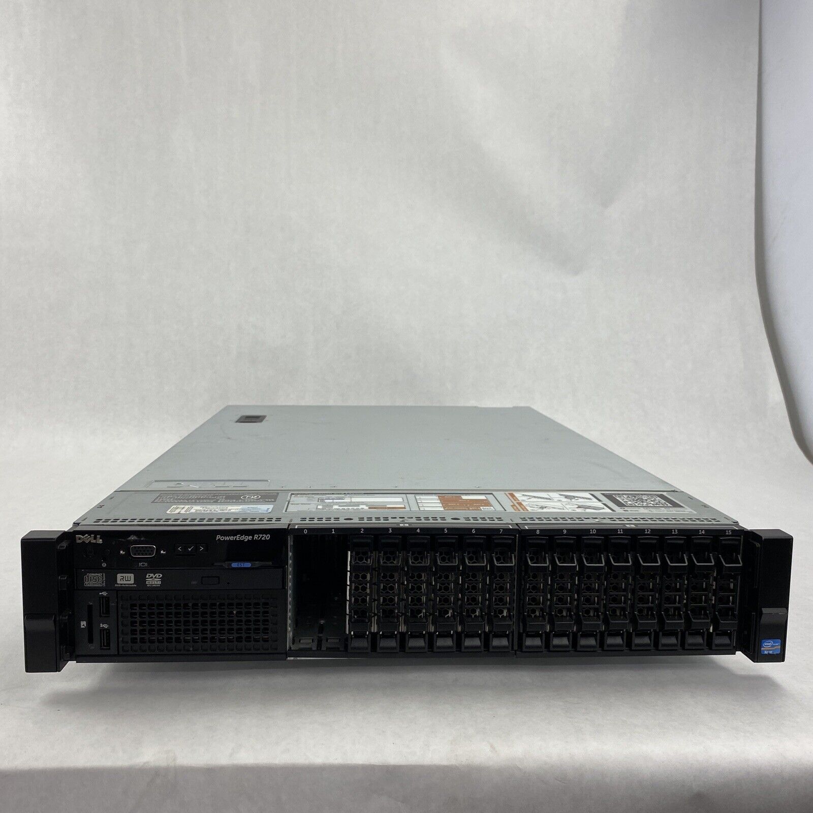 Dell PowerEdge R720 2U Rack Server x2 Xeon E5-2660 2.2GHz 128GB RAM No HDD/OS
