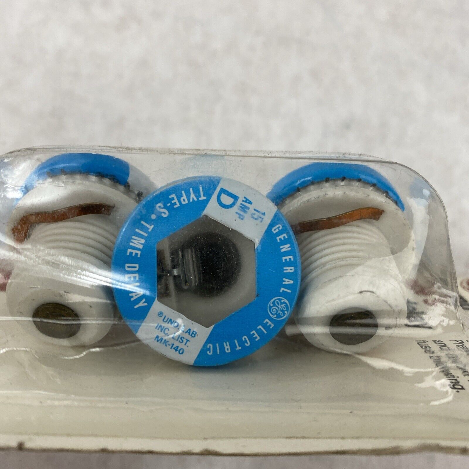General Electric GE37315-3D MK-140 15 Amp D Type S Time Delay Fuses