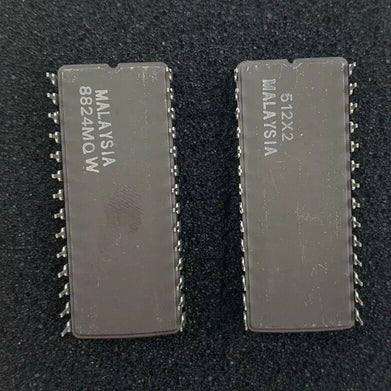 AMD 1983 AM27512DC Microcircuit SET Version 1.1 & 1.0 (Lot of 2)