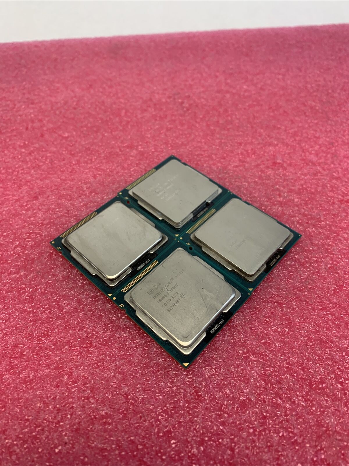 Lot of 4 Intel Core i3-2120 SR0RG 3.3GHz Processor