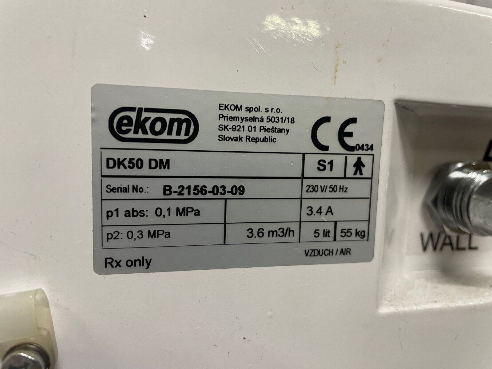 Ekom Event DK50 DM Ventilator Compressor, 230V