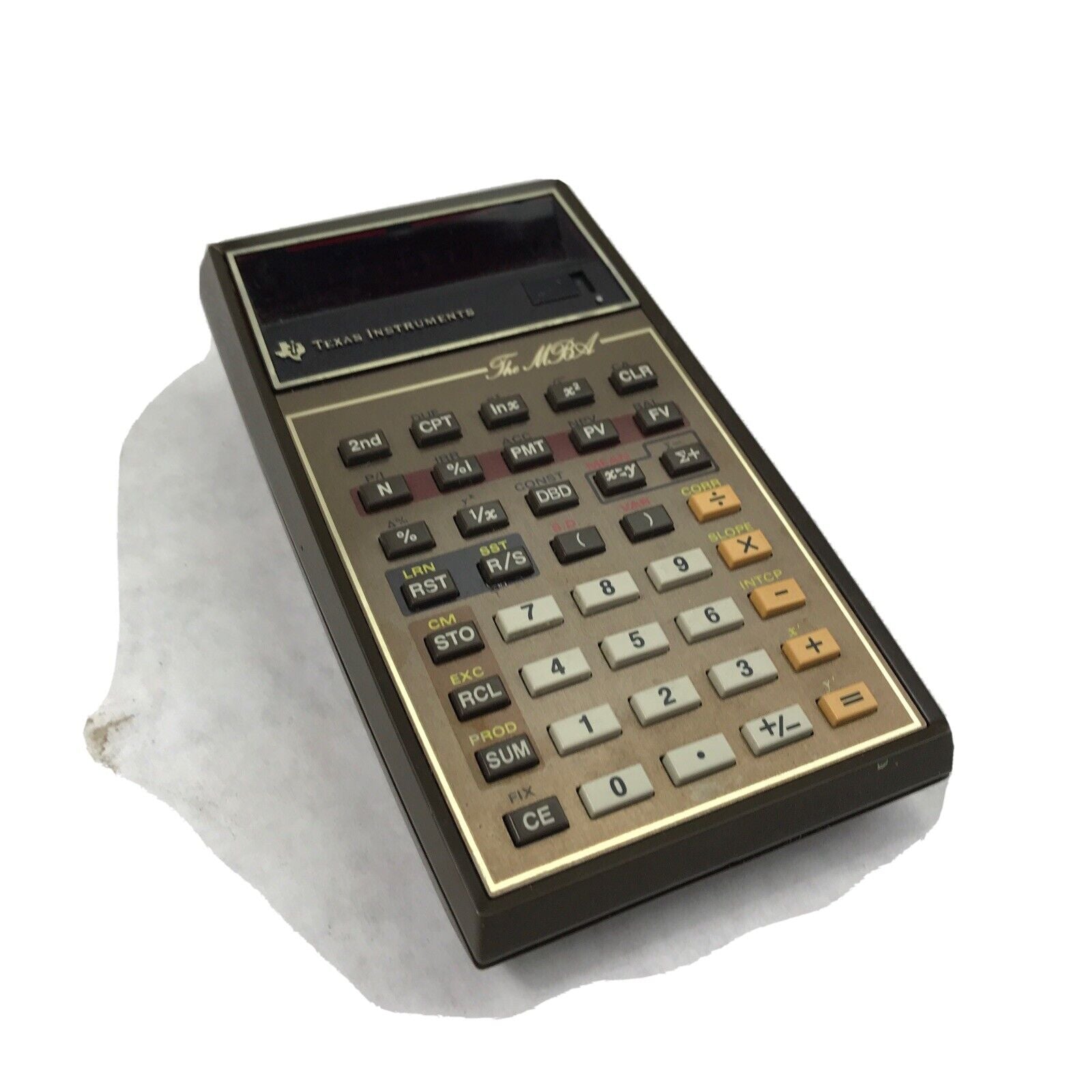 Texas Instruments The MBA Electronic Business Calculator ATA3678