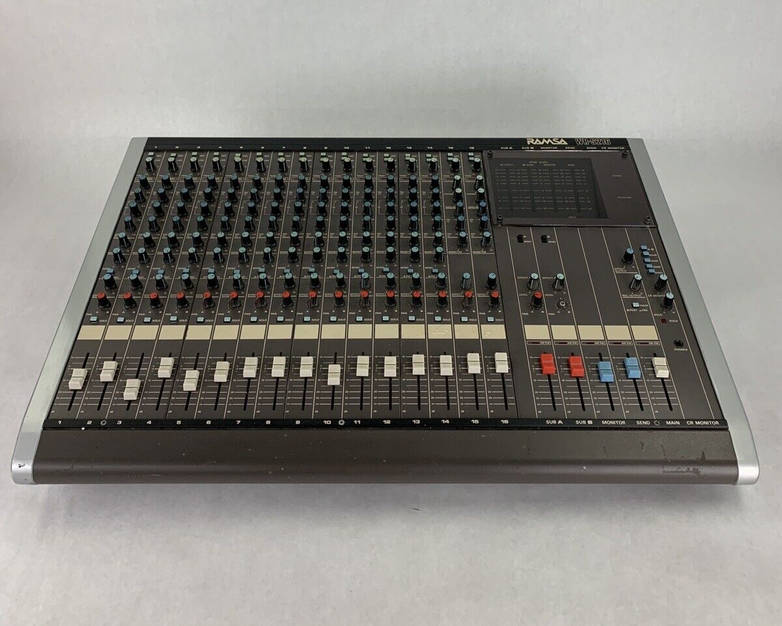 Panasonic Ramsa WR-S216 16 Channel Analog Mixer Audio Mixing Console Tested