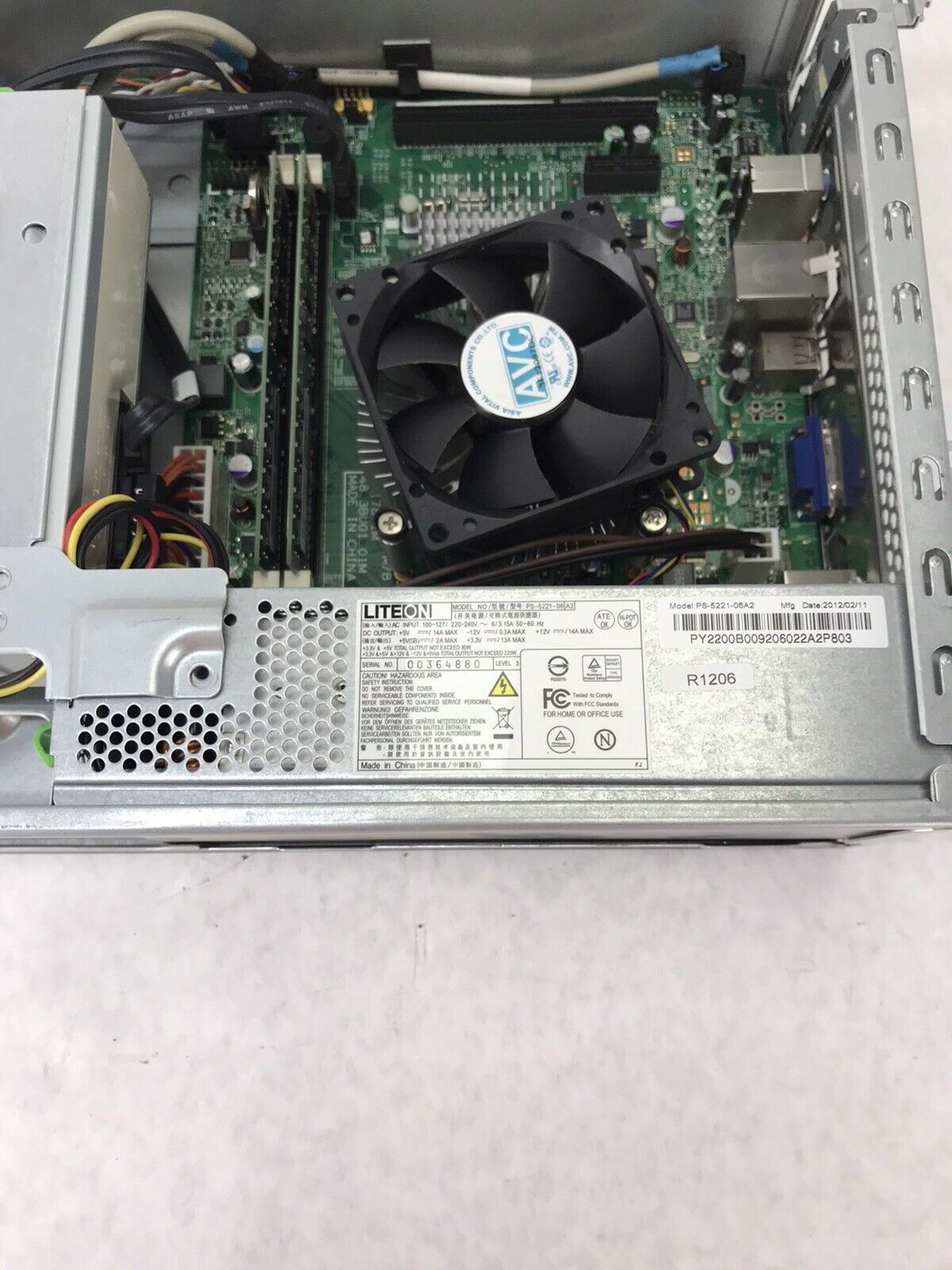 Acer Veriton X2110 SFF AMD Athlon II X2 260 CPU @ 3.20GHZ 4GB RAM No HDD No OS