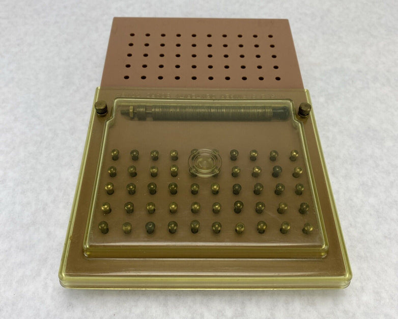 Vintage USES Finger Dexterity Board Beige Tint Cover
