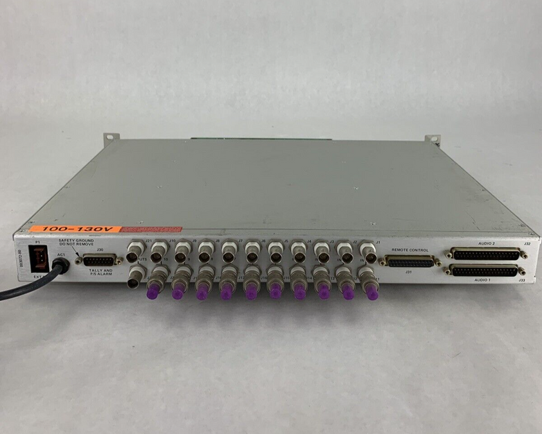 Grass Valley Group Ten-X-L 10x1 Router Switch Controller Unit w/ 066850-236 Card