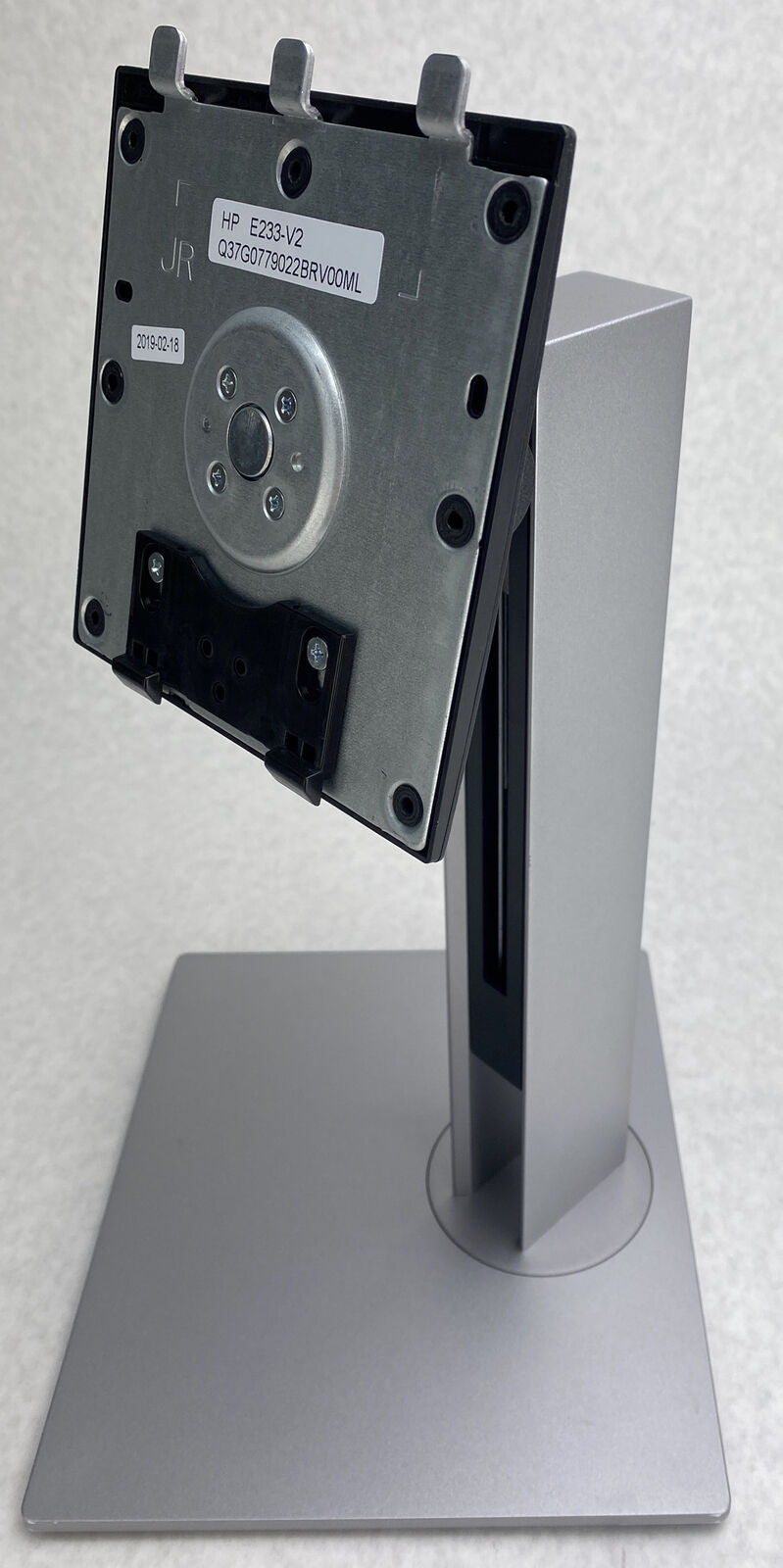Jarlly 921007-0001 Monitor Stand Base E233-V2 Black and Silver 920693-702