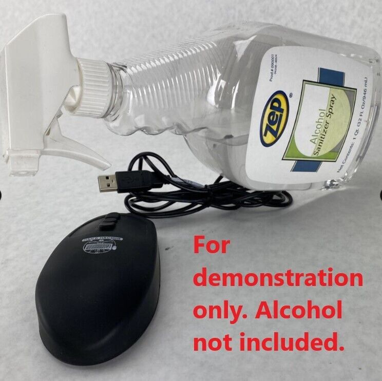 Man & Machine MMI Mighty Mouse Waterproof USAmade Medical Grade USB Mouse Blac