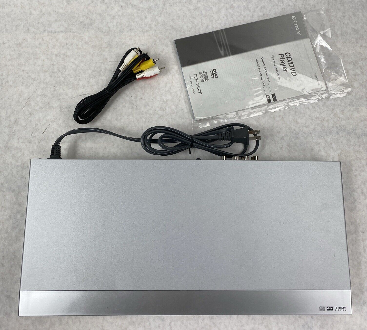Sony DVP-NS57P DVD CD Player Progressive Scan with Box TESTED