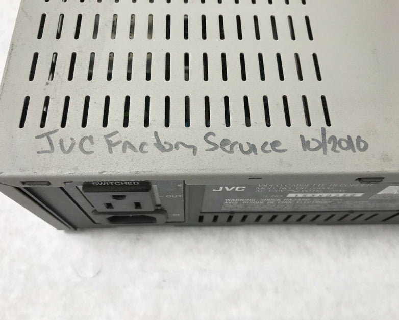 JVC BR-3500U VHS Player/Recorder Video Cassette Recorder (Untested)