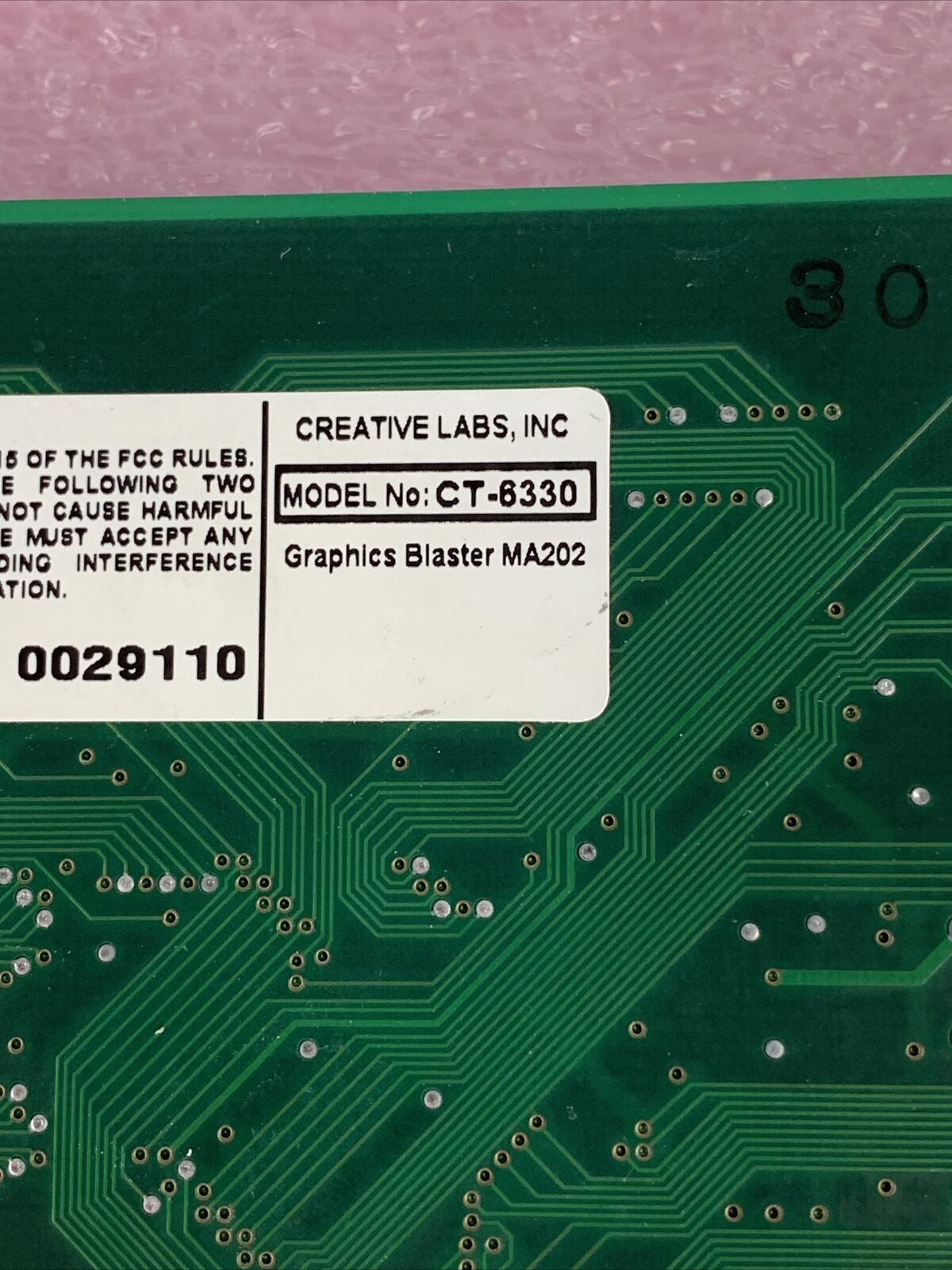 Creative Technologies Graphics Blaster CT6330