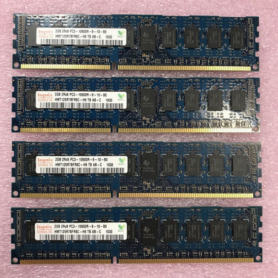 Hynix 8GB Kit 4x2GB 2Rx8 PC3-10600R-9-10-B0 Server Ram HMT125R7BFR8C