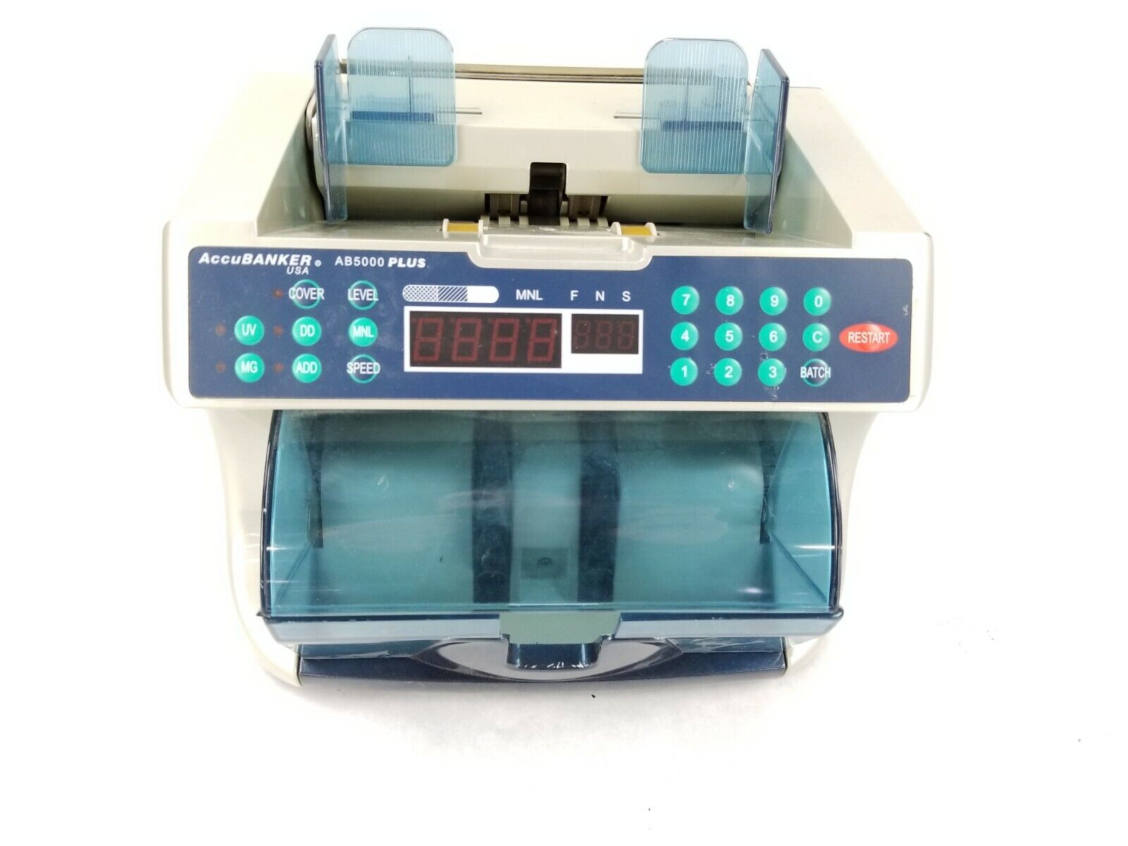 AccuBanker AB5000 Plus Commercial Bill Counter Untested