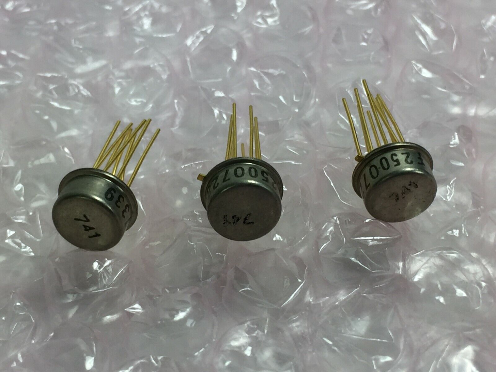 (3) Fairchild 2500728 Metal Can  Lot of 3  NOS