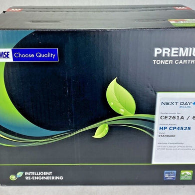 MSE Cyan toner cartridge replacement for HP CE261A 648A LaserJet CP4520 CP4525