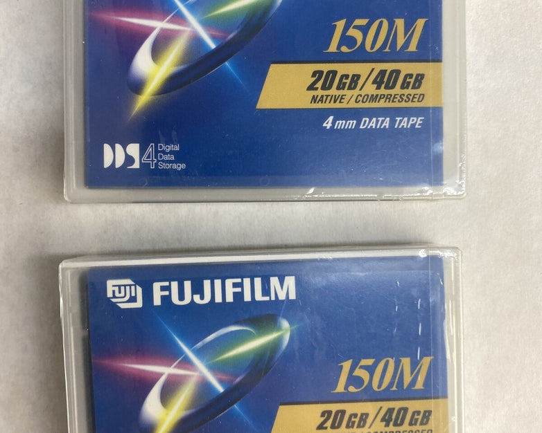 Lot( 2 ) New Fujifilm 150M 4mm Data Tape 20GB Native / 40 GB Compressed