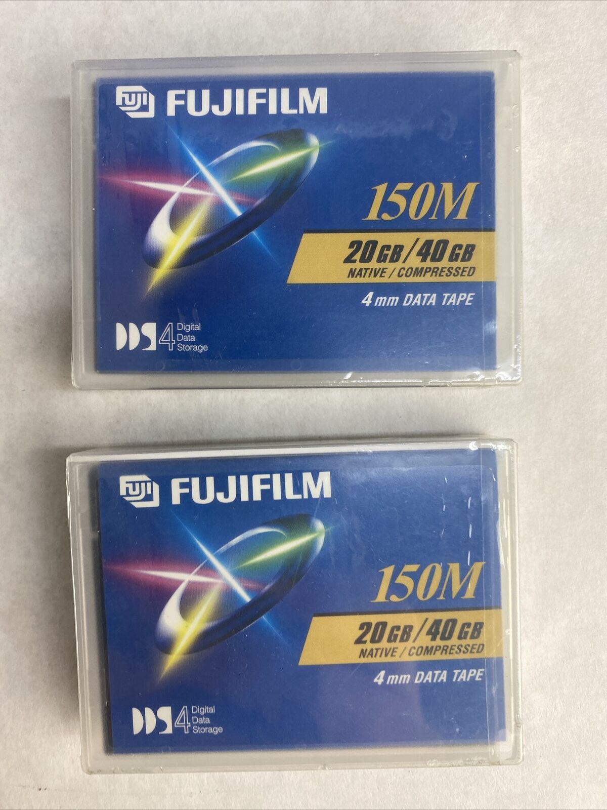 Lot( 2 ) New Fujifilm 150M 4mm Data Tape 20GB Native / 40 GB Compressed