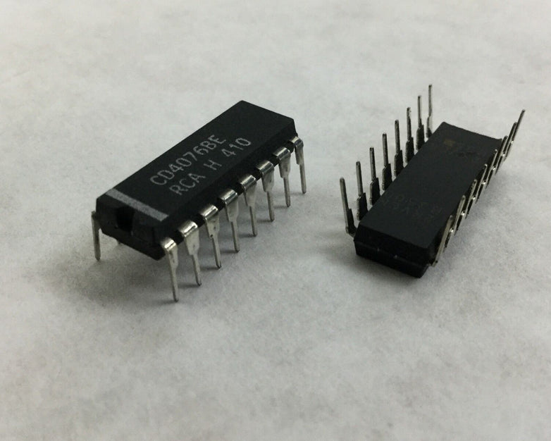Genuine RCA CD4076BE 16-Pin Dip Integrated Circuit  Lot of 24
