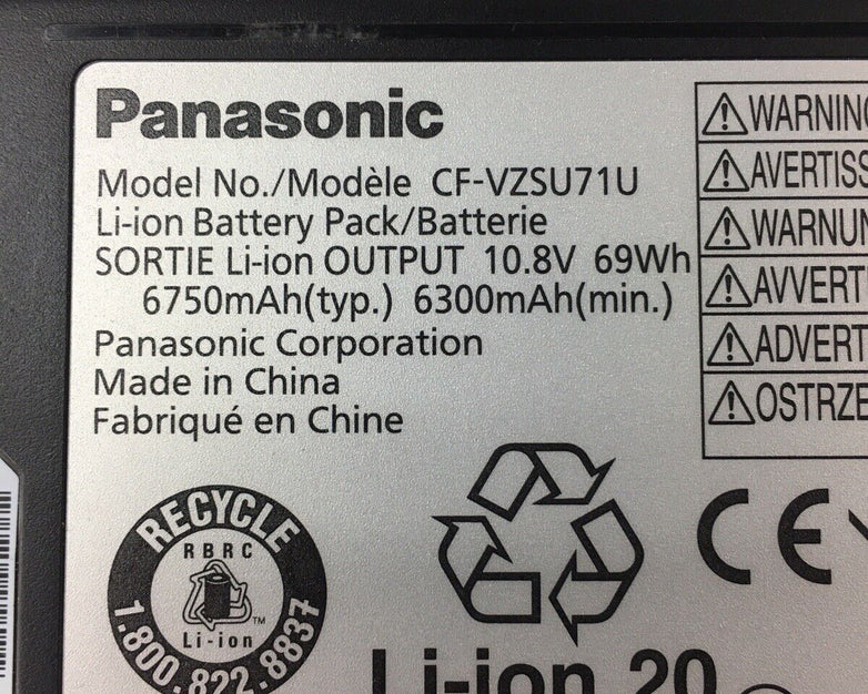 Panasonic CF-VZSU71U Laptop Battery