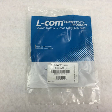L-Com DK226MM-10 PS/2 Extension Cable Male to Male Gray 10'