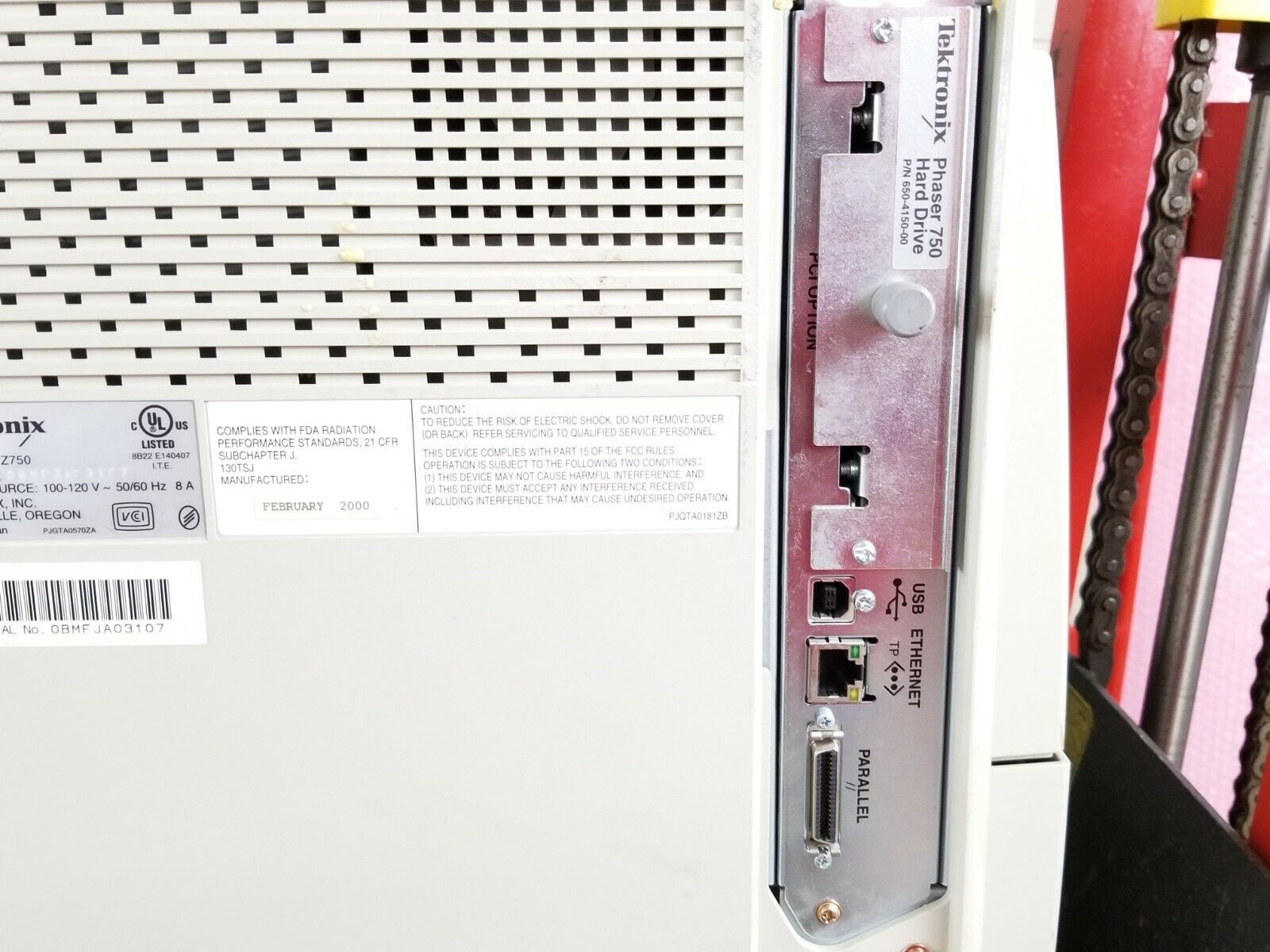 Tektronix Phaser 750 TekColor For Parts or Repair