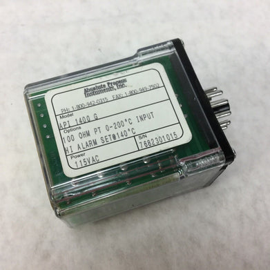 Absolute Process Instruments  API 1400 G  Hi Alarm Relay  115VAC