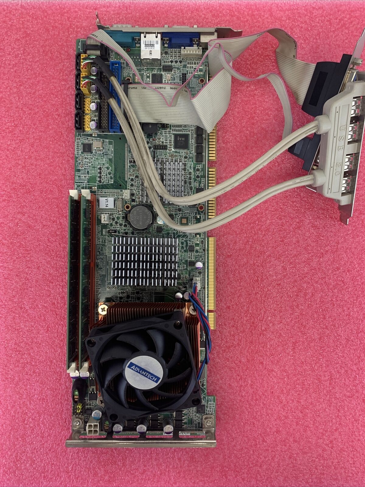 Advantech IPC-619 CPU Board Intel Core 2 Quad Q9400 2.66GHz 4GB RAM
