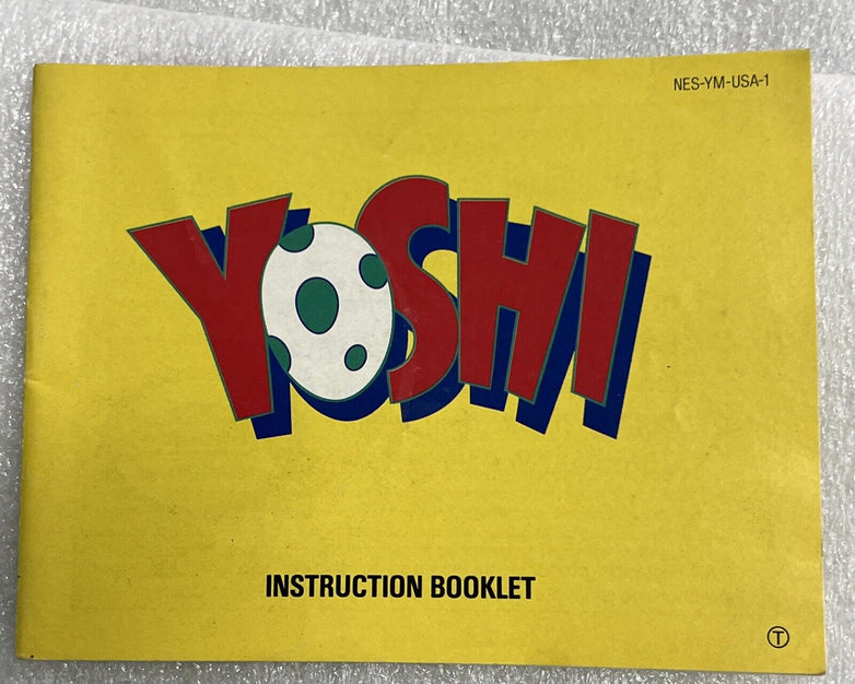 Vintage NES Yoshi's Cookie Nintendo Entertainment System1993 Video Game w/ Book
