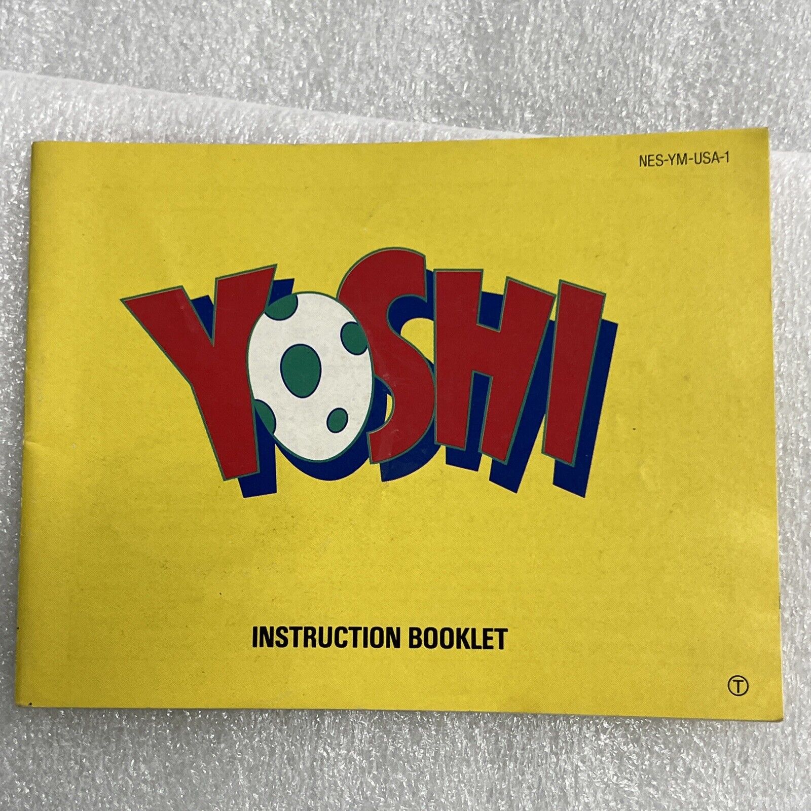 Vintage NES Yoshi's Cookie Nintendo Entertainment System1993 Video Game w/ Book