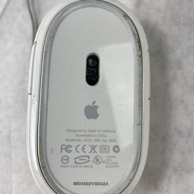 Lot( 2 ) Apple A1152 Wired 18in USB White Mouse Mice Original Genuine OEM