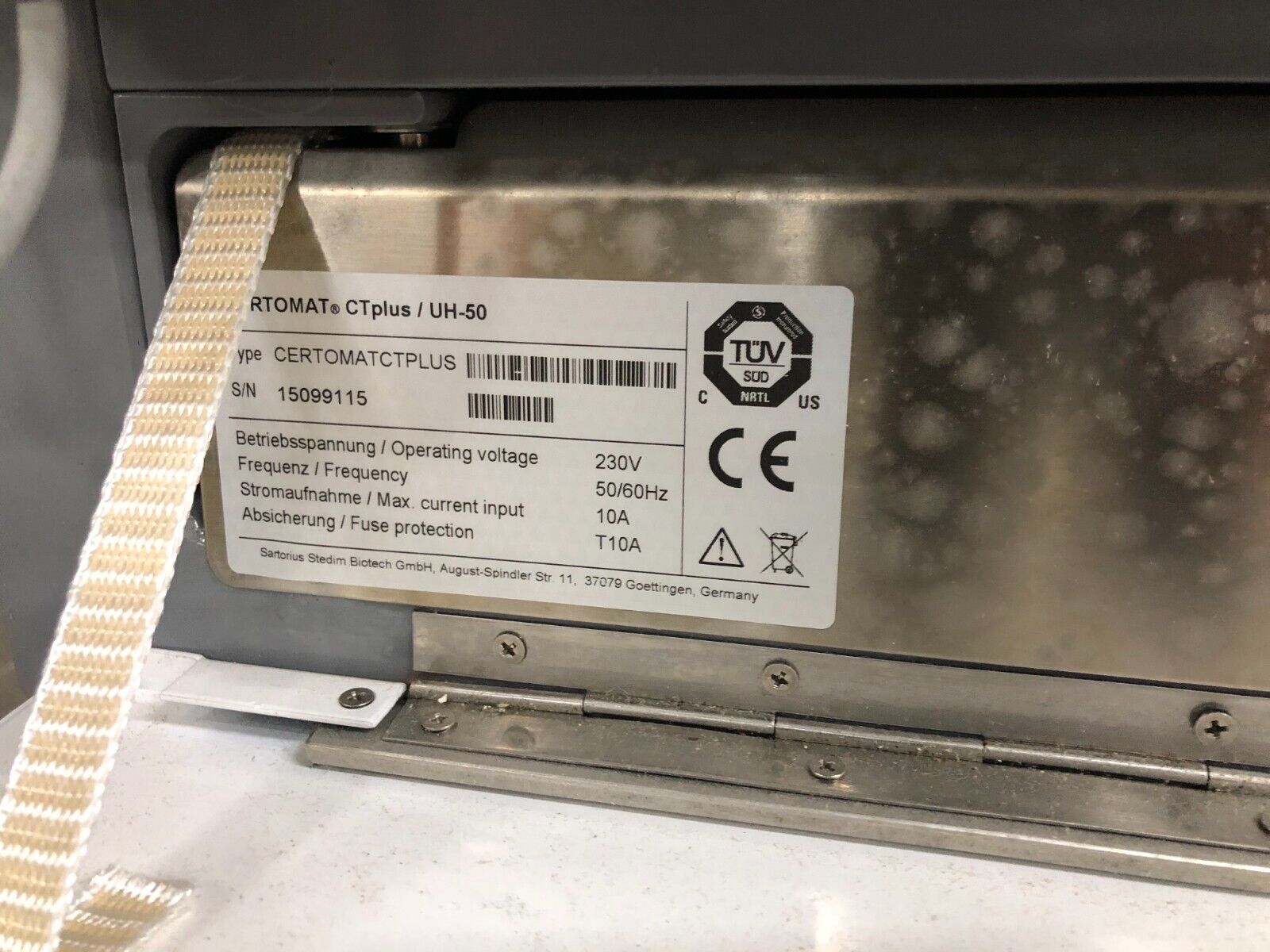 Sartorius CERTOMAT CTplus UH-50 Lab Incubator Shaker Shaking Cabinet