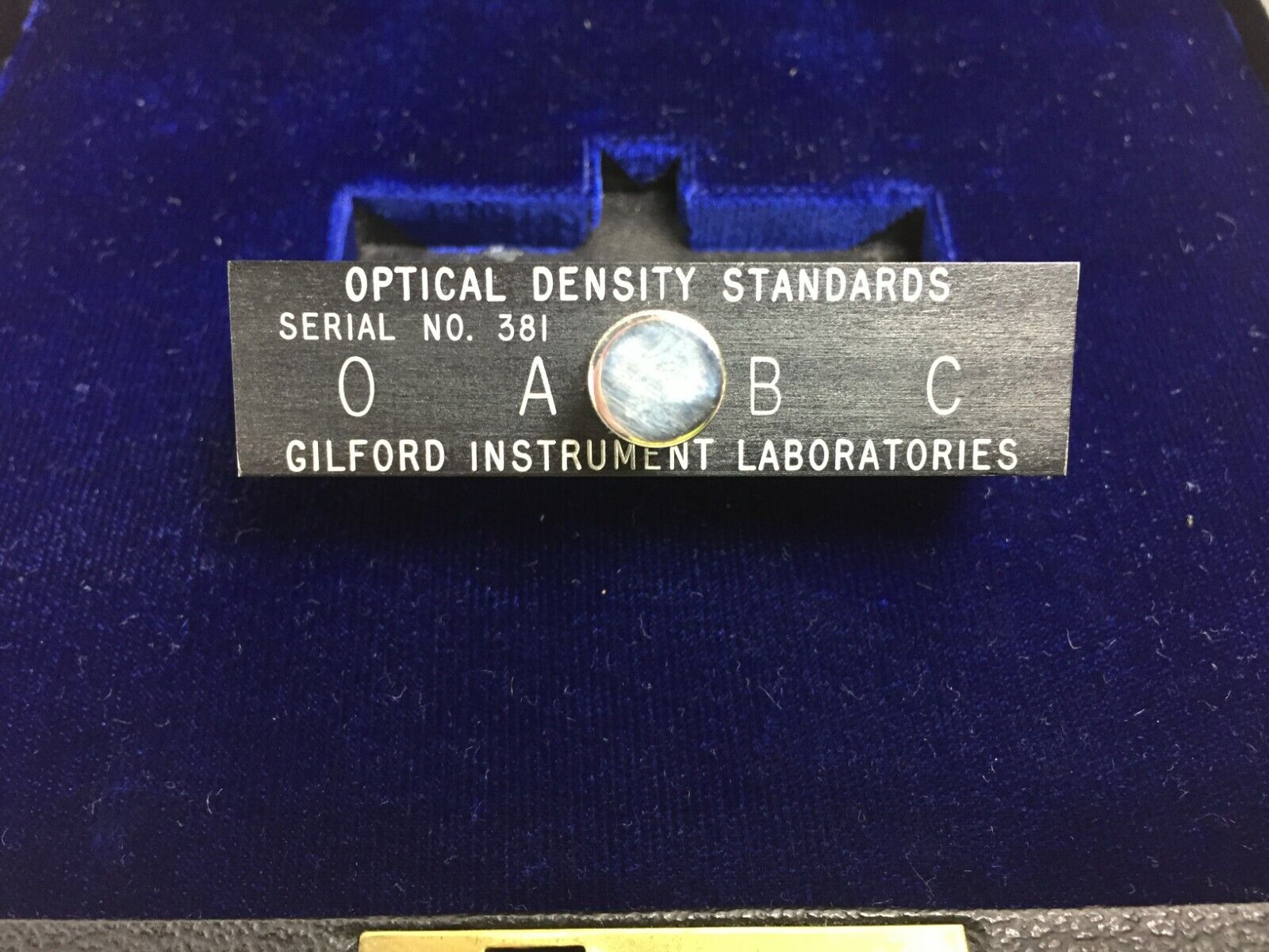 Gilford Instrument Laboratories Model 202 Optical Density Standards